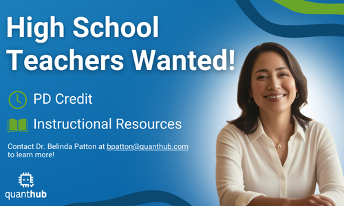 High school teachers wanted!