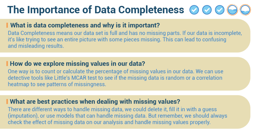 Explore data completeness  