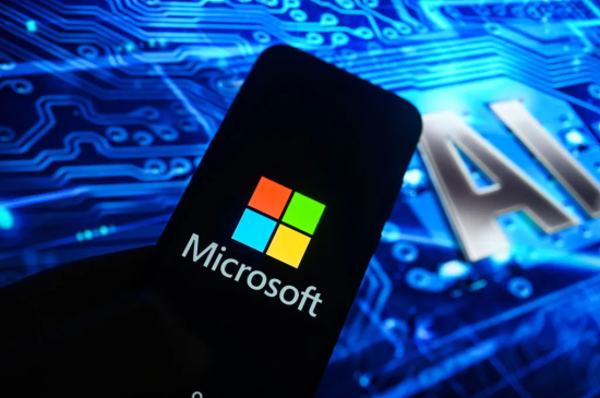 Microsoft logo.