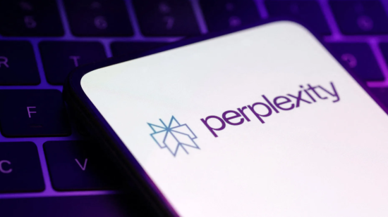 Perplexity being displayed on a smartphone,
