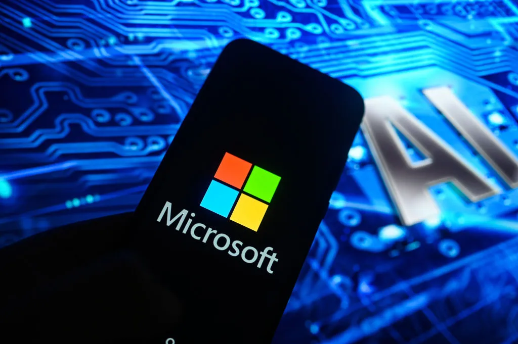 Microsoft logo.