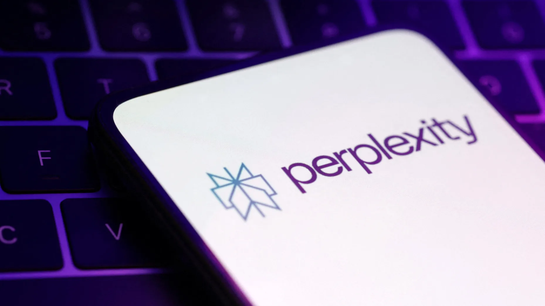 Perplexity being displayed on a smartphone,